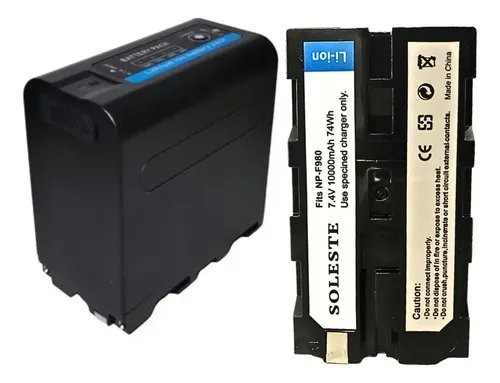 Bateria Np-f970 Para Iluminadores De Led com 10.000 mAh - foto 2