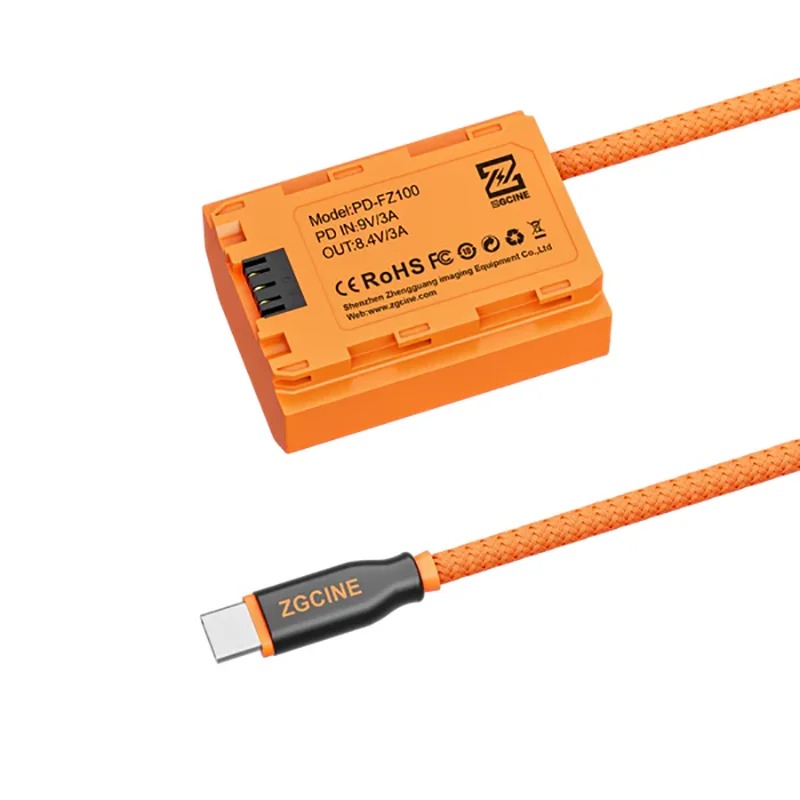 Bateria Falsa ZGCINE D-Tap NP-FZ100 para Sony A7 IV, A7S III e A7R V - foto 2