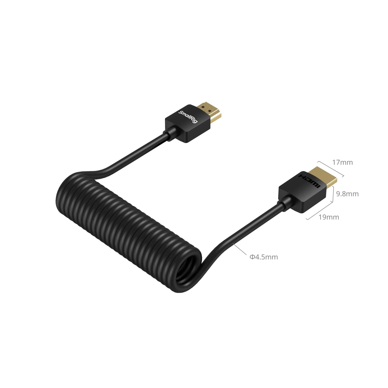 Smallrig HDMI enrolado para cabo de dados A a A