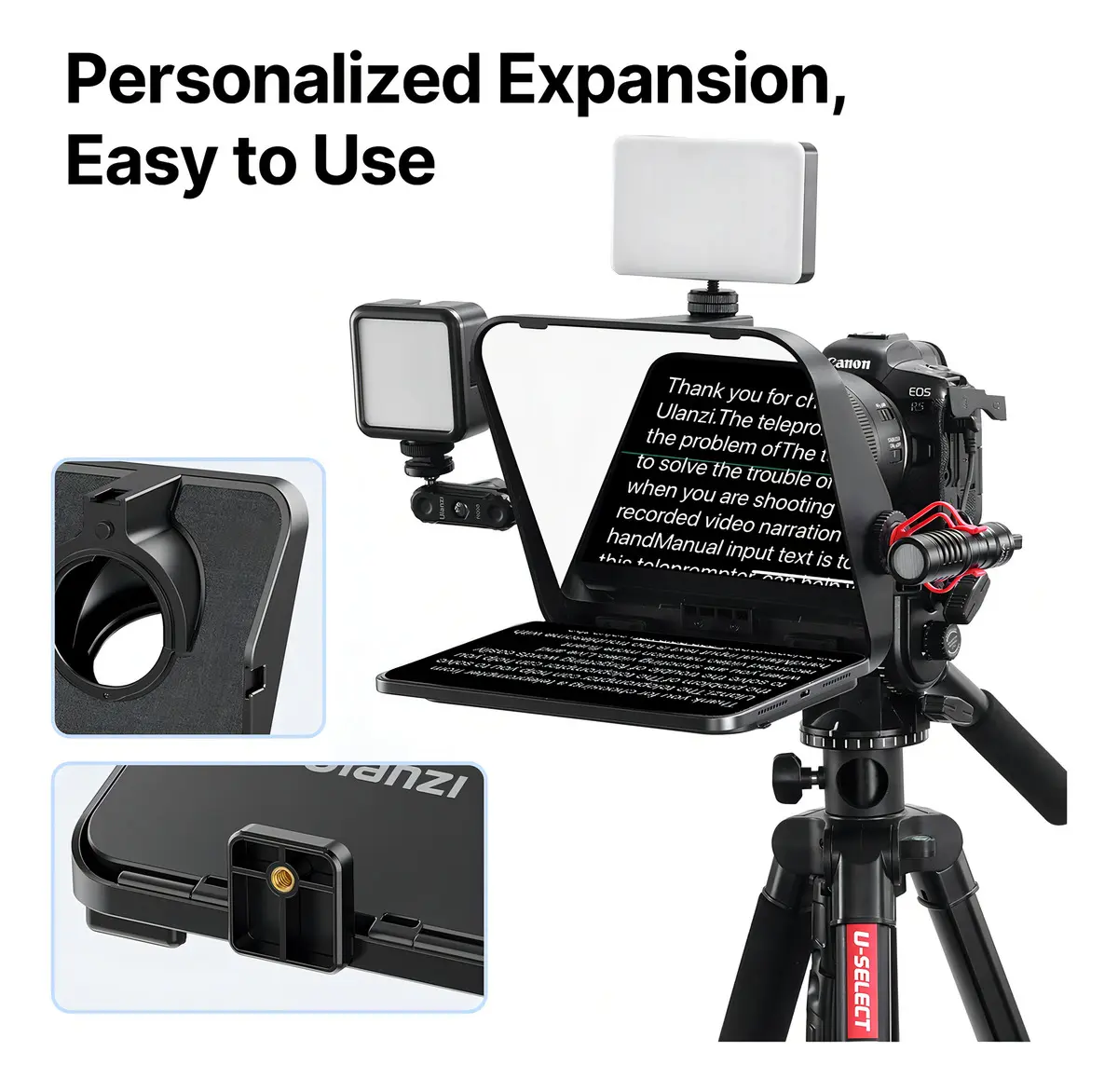 Ulanzi Rt02 Teleprompter Universal Para Câmaras - foto 2