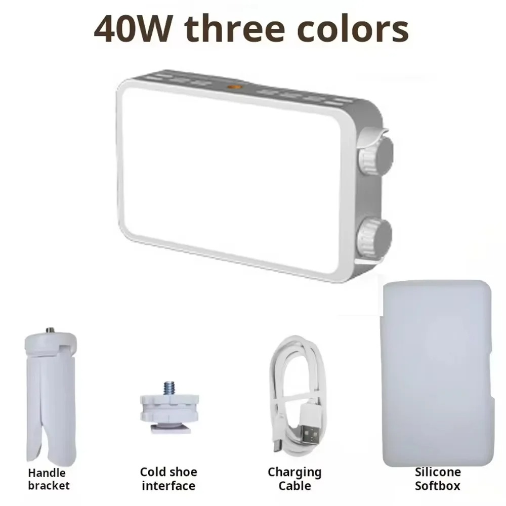 MINI LUZ LED BICOLOR PARA FOTO E VLOG - 40W - foto 3