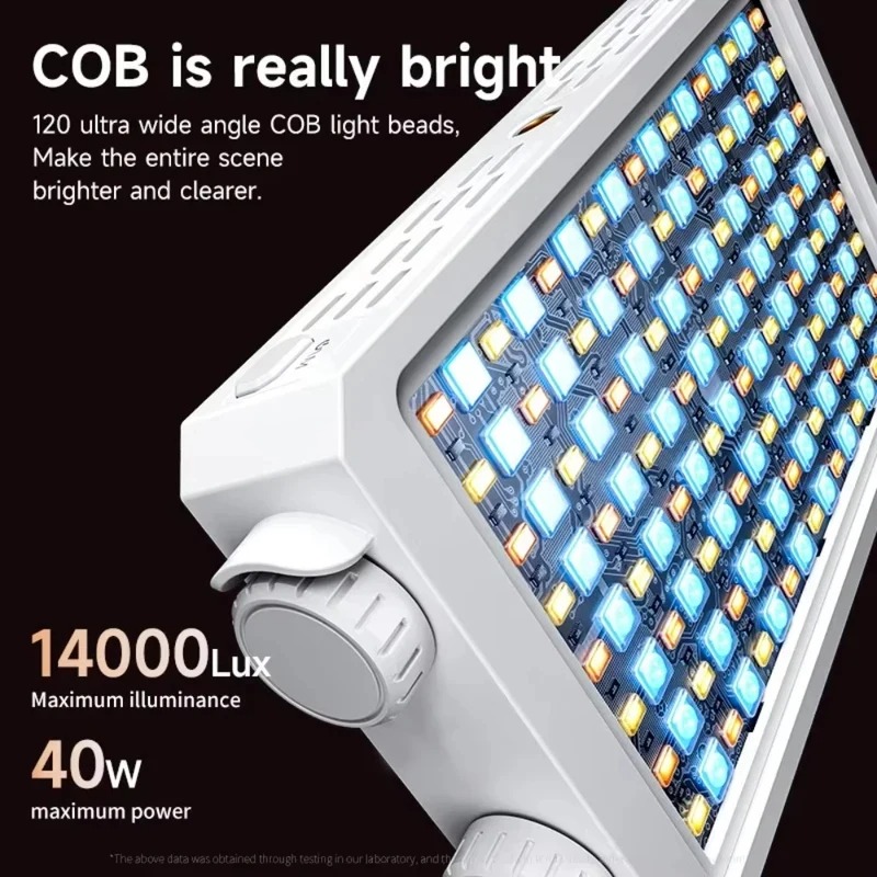 MINI LUZ LED BICOLOR PARA FOTO E VLOG - 40W - foto 4