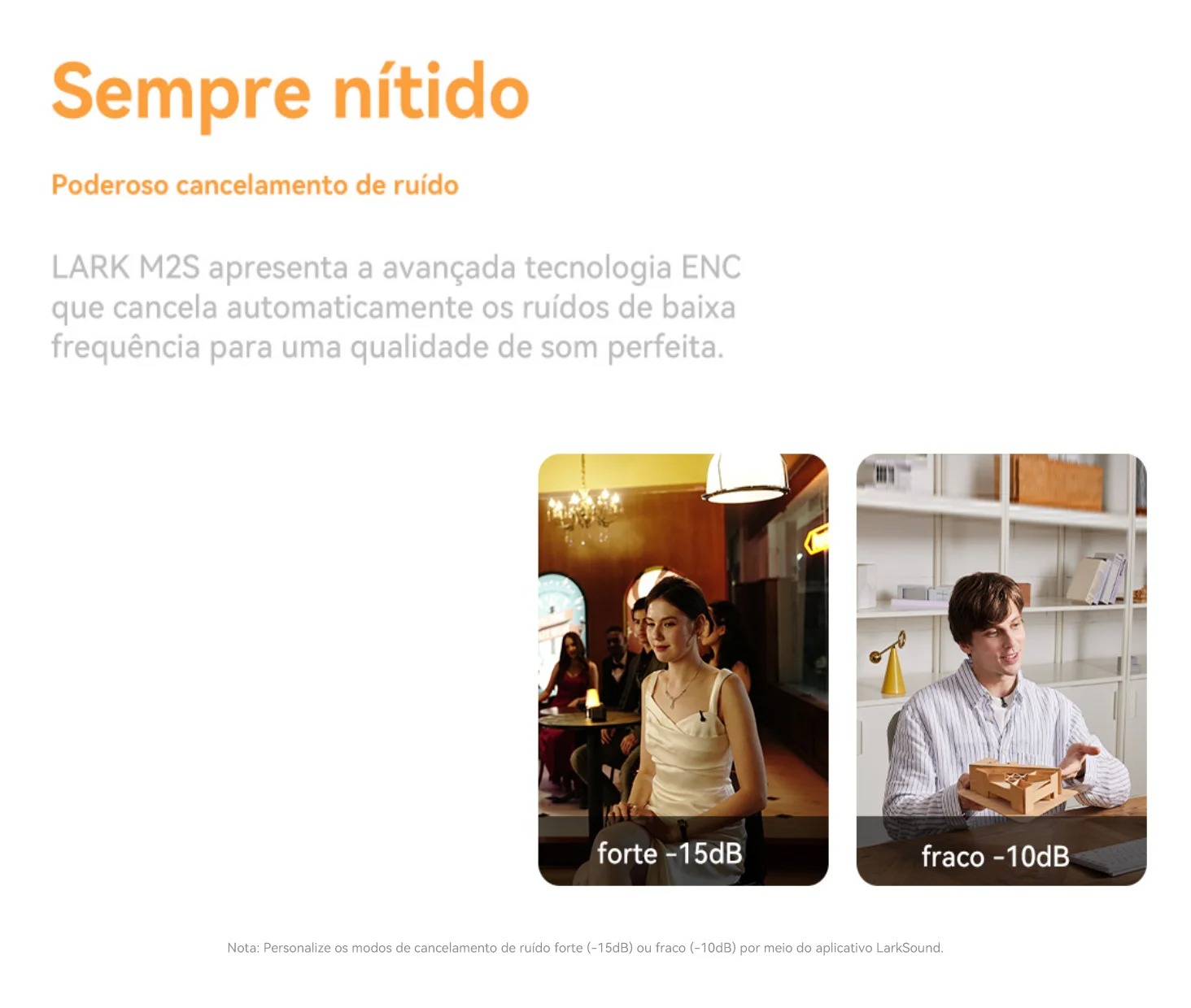 Microfone Hollyland Lark M2s Ultimate Combo Sem Fio - foto 3