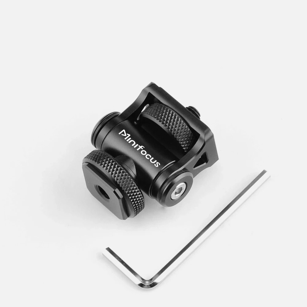 MiniFocus Suporte Ajustável para Monitor e Microfone com Sapata Fria 180°