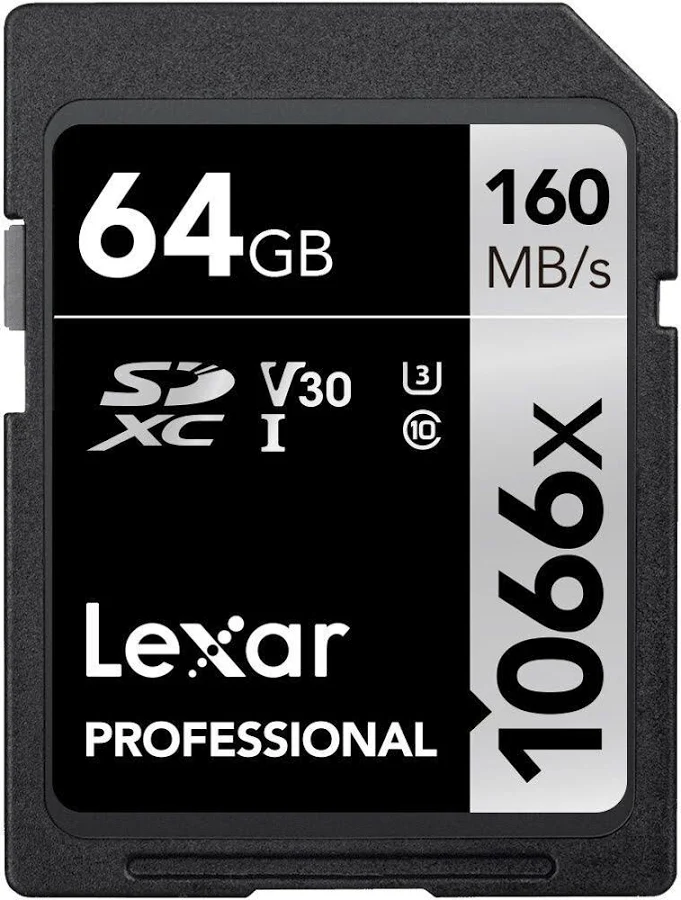 Cartao SD - Lexar Cinza 64GB 160mb/S