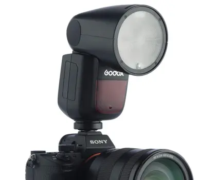 Godox V1 Pro Flash TTL 2.4G HSS para Câmeras DSLR e Mirrorless