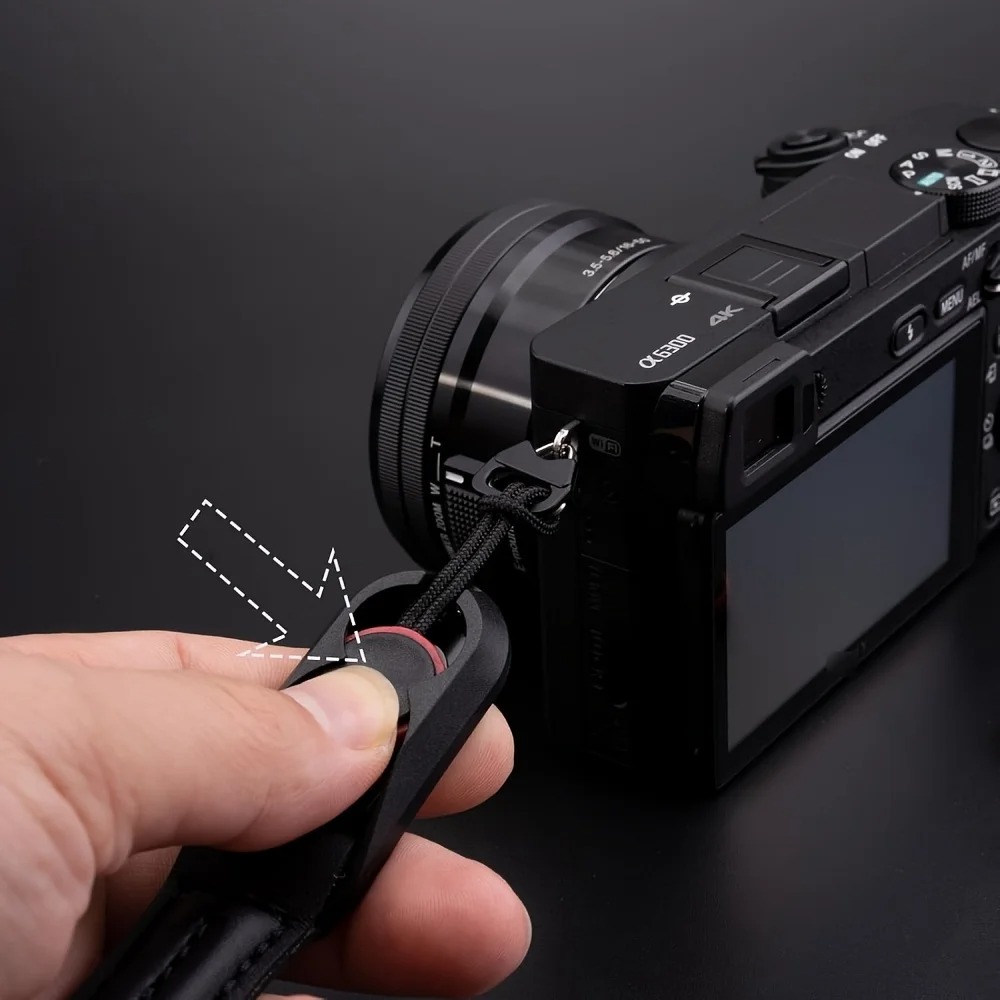 Alça de Câmera em Corda com Liberação Rápida – Alça de Ombro e Pescoço Ajustável para Câmeras DSLR e Mirrorless, Engate Destacável Rápido - foto 3