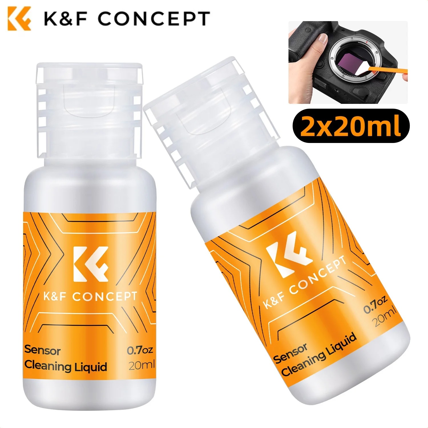 K&F - Liquido de Limpador de Lente
