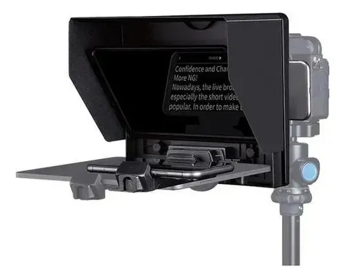 FEELWORLD Teleprompter TP10 para iPad Tablet DSLR Câmera Amp Smartphone Shooting APP Compatível com iOS/Android - foto 2